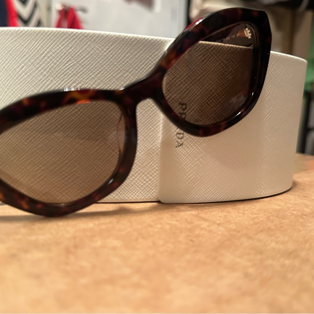 Prada Brown Tortoise Sunglasses